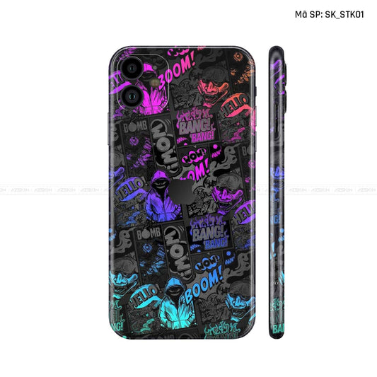Dán Skin IPhone 11 Series Hình Sticker | D_STK01