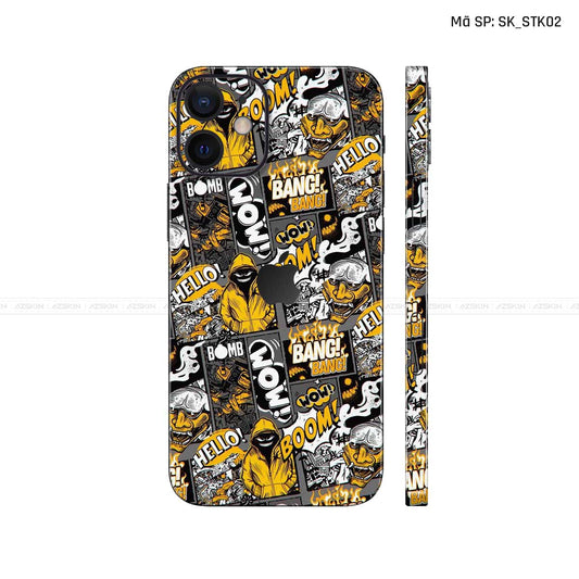Dán Skin IPhone 12 Series Hình Sticker | SK_STK02