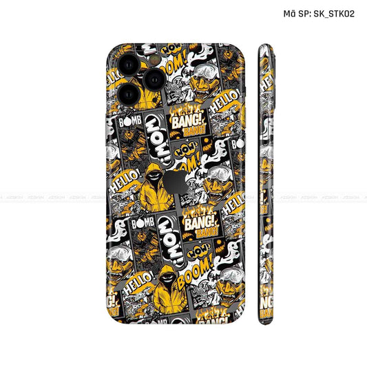 Dán Skin IPhone 11 Series Hình Sticker | D_STK02