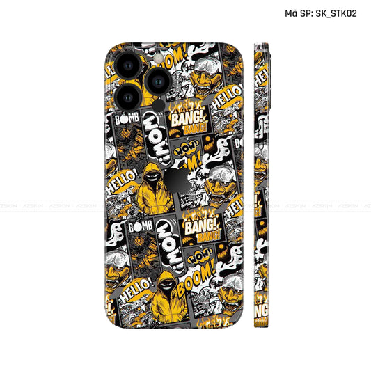 Dán Skin IPhone 12 Series Hình Sticker | SK_STK02