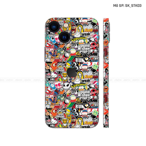 Dán Skin IPhone 13 Series Hình Sticker | SK_STK03