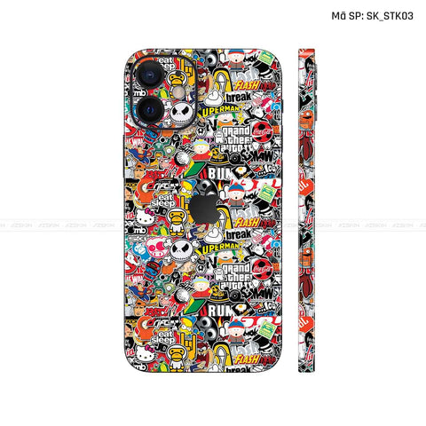 Dán Skin IPhone 12 Series Hình Sticker | SK_STK03