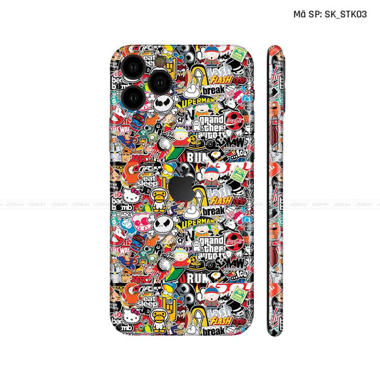 Dán Skin IPhone 11 Series Hình Sticker | D_STK03