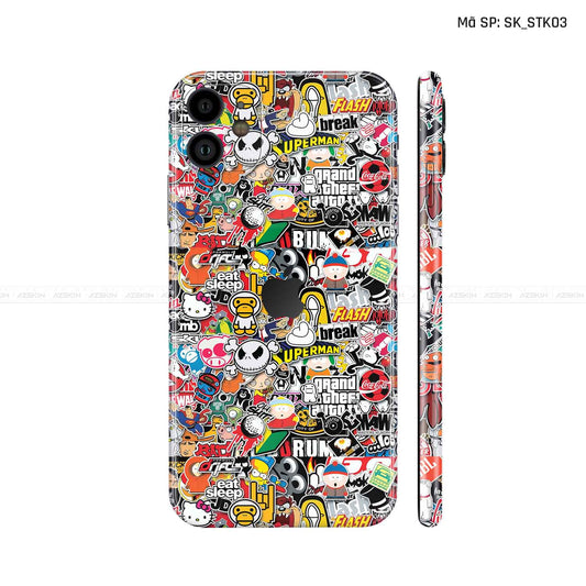 Dán Skin IPhone 11 Series Hình Sticker | D_STK03