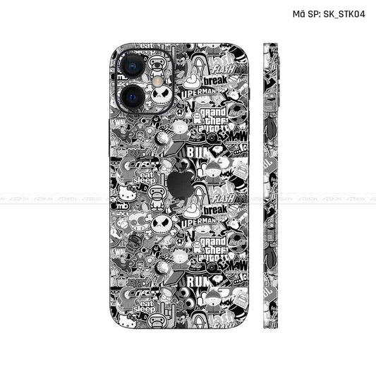 Dán Skin IPhone 12 Series Hình Sticker | SK_STK04