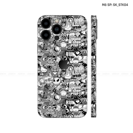 Dán Skin IPhone 12 Series Hình Sticker | SK_STK04