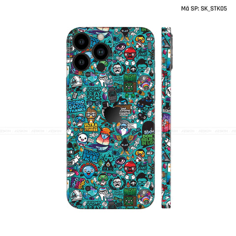 Dán Skin IPhone 12 Series Hình Sticker | SK_STK05
