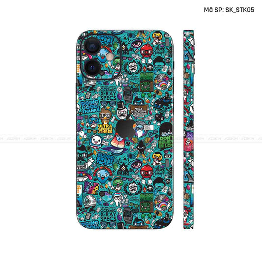 Dán Skin IPhone 12 Series Hình Sticker | SK_STK05