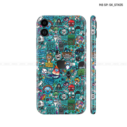 Dán Skin IPhone 11 Series Hình Sticker | D_STK05