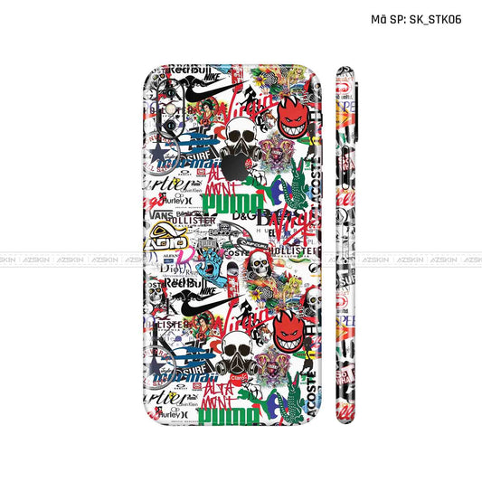 Dán Skin IPhone X Series Hình Sticker | D_STK06
