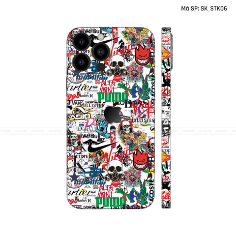 Dán Skin IPhone 12 Series Hình Sticker | SK_STK06