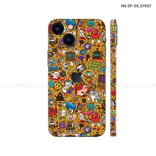 Dán Skin IPhone 14 Series Hình Sticker | D_STK07