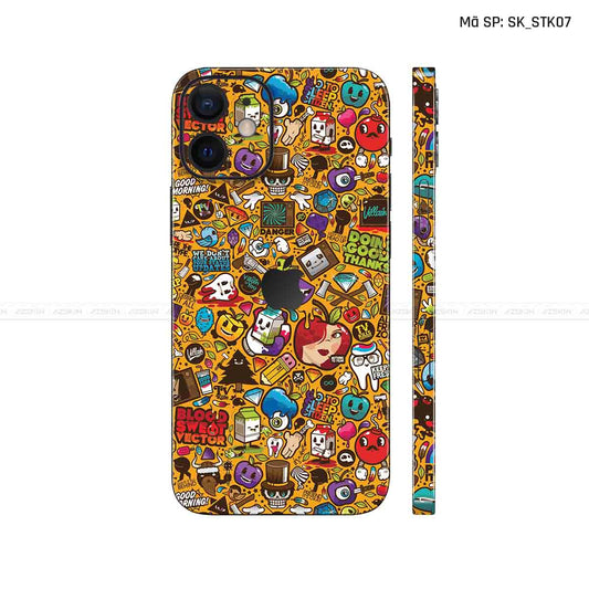 Dán Skin IPhone 12 Series Hình Sticker | SK_STK07