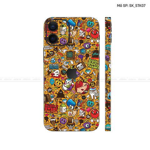 Dán Skin IPhone 12 Series Hình Sticker | SK_STK07