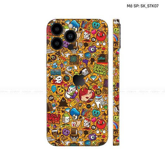 Dán Skin IPhone 12 Series Hình Sticker | SK_STK07
