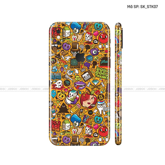 Dán Skin IPhone X Series Hình Sticker | D_STK07