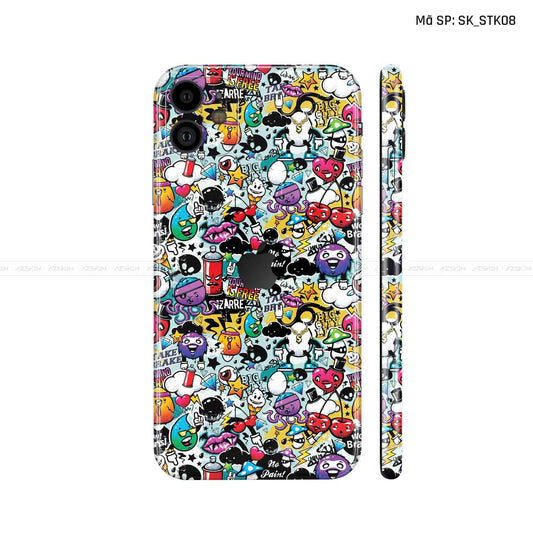 Dán Skin IPhone 11 Series Hình Sticker | D_STK08