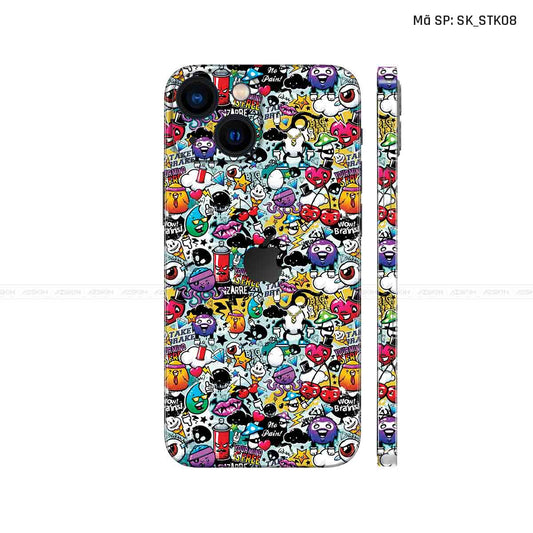 Dán Skin IPhone 14 Series Hình Sticker | D_STK08