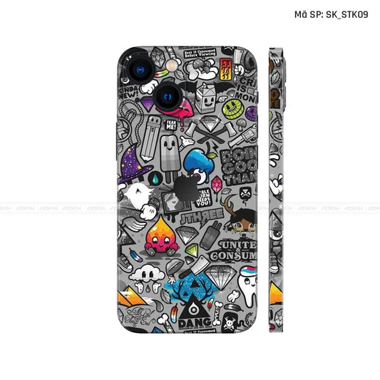 Dán Skin IPhone 14 Series Hình Sticker | D_STK09