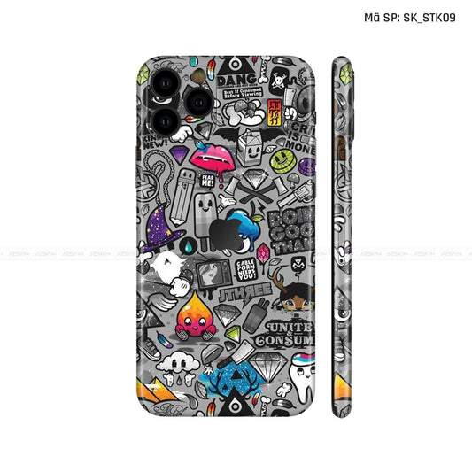 Dán Skin IPhone 11 Series Hình Sticker | D_STK09