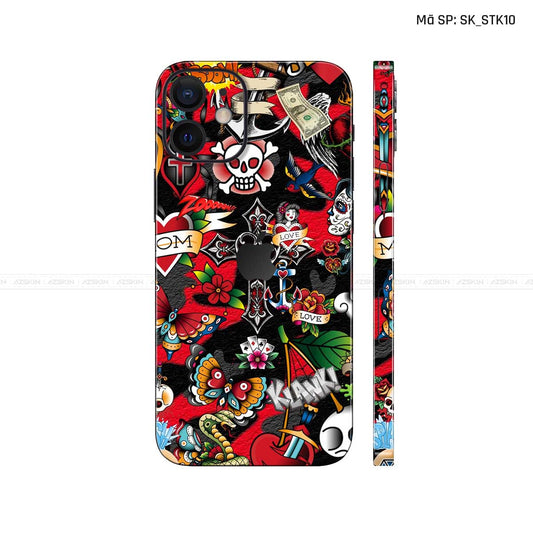 Dán Skin IPhone 12 Series Hình Sticker | SK_STK10