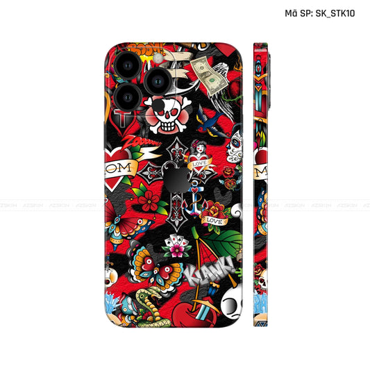 Dán Skin IPhone 12 Series Hình Sticker | SK_STK10