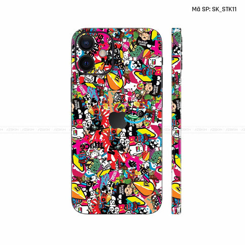 Dán Skin IPhone 12 Series Hình Sticker | SK_STK11