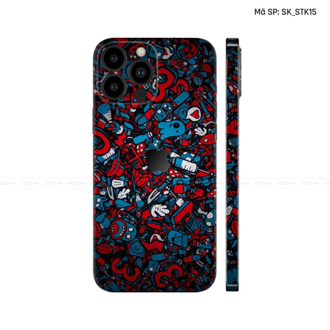 Dán Skin IPhone 14 Series Hình Sticker | D_STK15