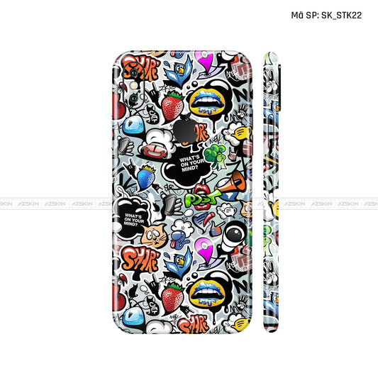 Dán Skin IPhone X Series Hình Sticker | D_STK22