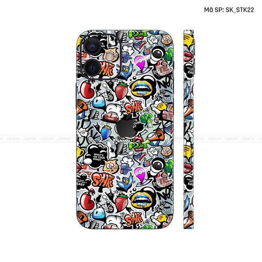 Dán Skin IPhone 12 Series Hình Sticker | SK_STK22