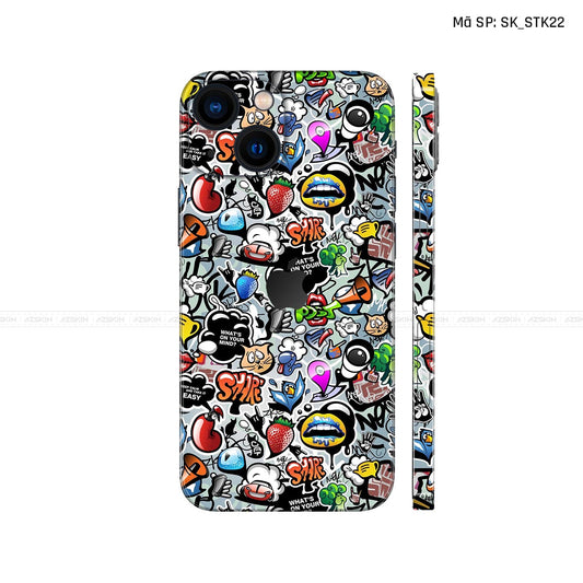 Dán Skin IPhone 14 Series Hình Sticker | D_STK22