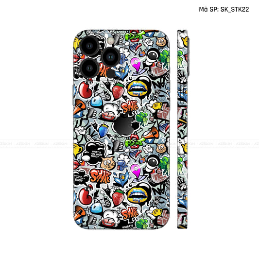 Dán Skin IPhone 14 Series Hình Sticker | D_STK22