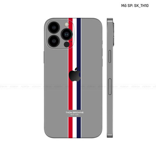 Dán Skin IPhone 14 Series Hình Thom Browne Xám | D_TH10