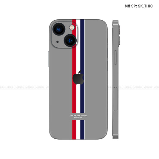 Dán Skin IPhone 14 Series Hình Thom Browne Xám | D_TH10