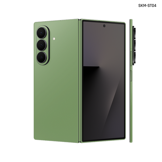 Dán Skin Galaxy Z Fold 7 Đổi Chuyển Màu Xanh Lá Nhạt | SKM-ST04