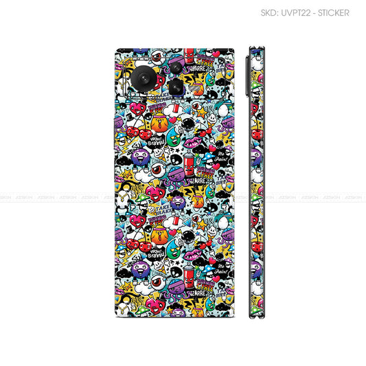 Dán Skin Điện Thoại Xiaomi Mix Fold Series Vân Nổi Sticker 06 | UVPT22