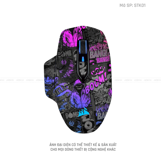 Skin Dán Chuột Corsair Hình Sticker | STK01