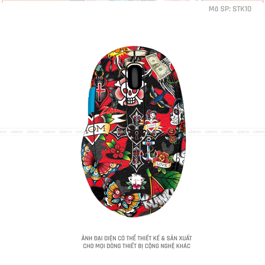 Skin Dán Chuột Microsoft Hình Sticker | STK10