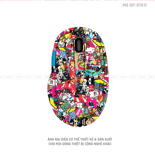 Skin Dán Chuột Microsoft Hình Sticker | STK11