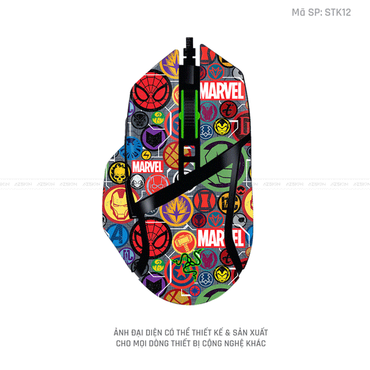 Skin Dán Chuột Razer Hình Sticker | STK12