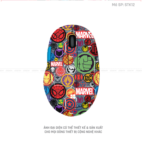 Skin Dán Chuột Microsoft Hình Sticker | STK12