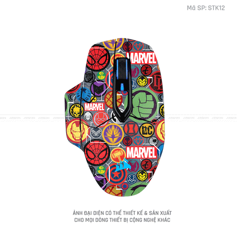 Skin Dán Chuột Corsair Hình Sticker | STK12