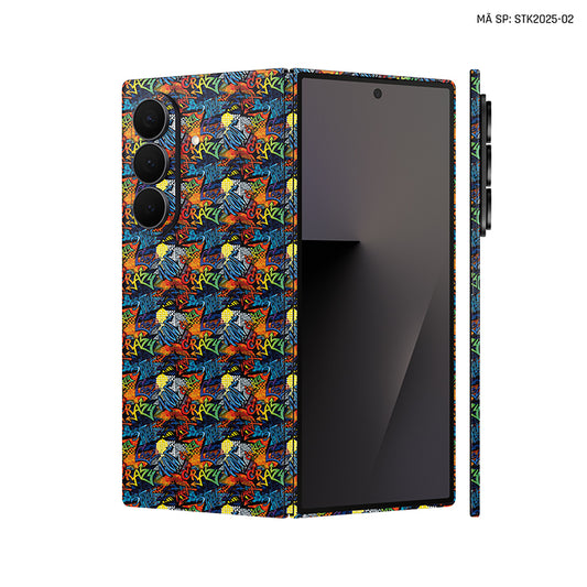 Dán Skin Galaxy Z Fold 7 Vân Nổi Sticker 2025 02 | STK2025