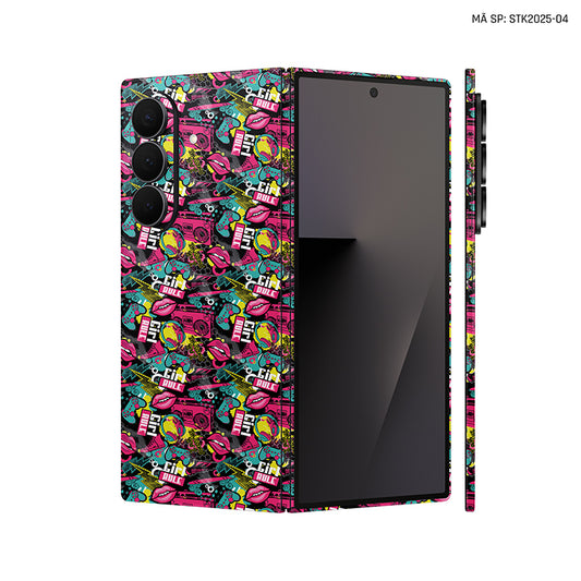 Dán Skin Galaxy Z Fold 7 Vân Nổi Sticker 2025 04 | STK2025