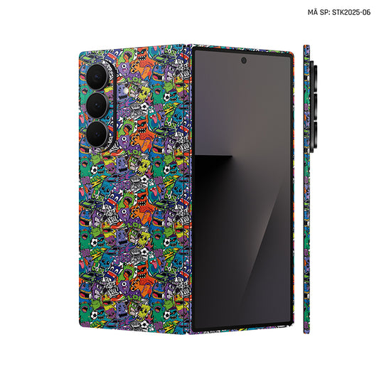 Dán Skin Galaxy Z Fold 7 Vân Nổi Sticker 2025 06 | STK2025