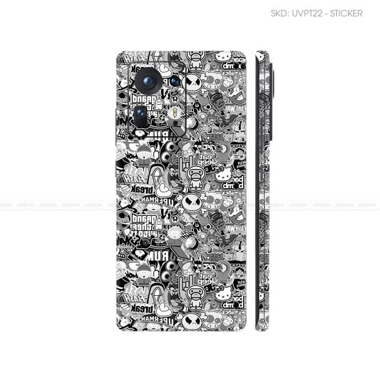 Dán Skin Điện Thoại Xiaomi Mi Mix Series Vân Nổi Sticker 02 | UVPT22