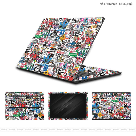 Dán Skin Laptop Huawei Vân Nổi Sticker 04 | UVPT22