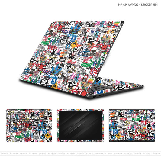 Dán Skin Laptop Xiaomi Vân Nổi Sticker 04 | UVPT22