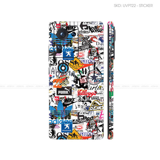 Dán Skin Điện Thoại Xiaomi Mi Mix Series Vân Nổi Sticker 04 | UVPT22