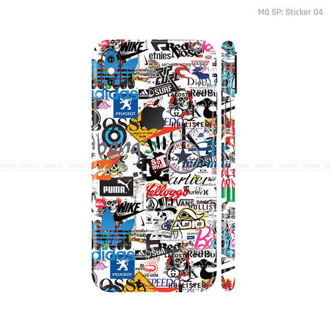 Dán Skin 3M IPhone X Series Vân Nổi Sticker 04 | UVPT22